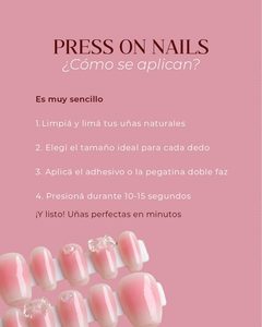 Qué son las press on nails y cómo se ven